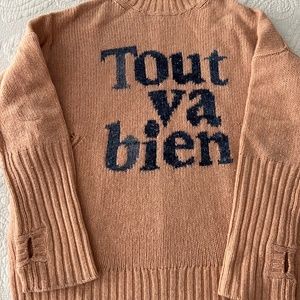 Zadig&Voltaire pink and blue sweater